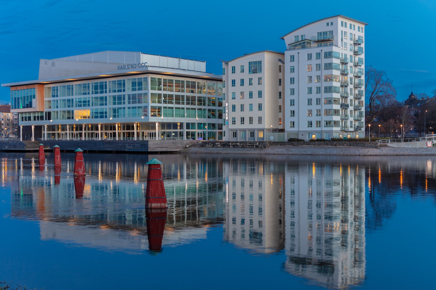 Karlstads centrum vid vattnet
